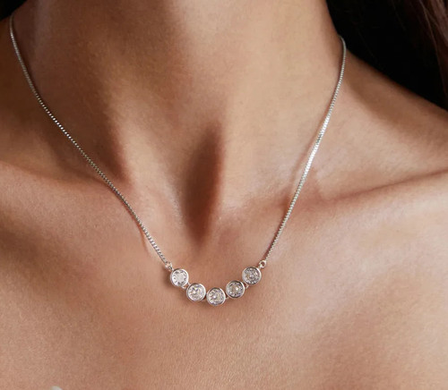 Collana taglio tondo - collana,