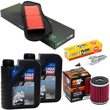 Kit Olio Manutenzione 2L per Yamaha VP 125 VP 250 2007-16 Filtro Aria Filtro Olio Candela