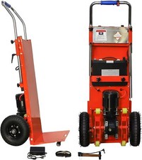Carrello a mano scalatore elettrico arancione 880lb nuovo camion per trasloco magazzino