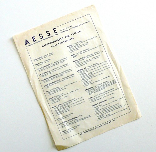 Aesse apparecchi strumenti - aesse, e