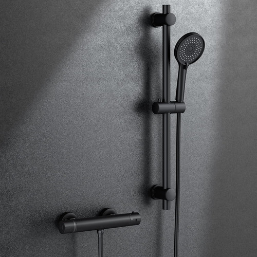 Miscelatore doccia nero - miscelatore,