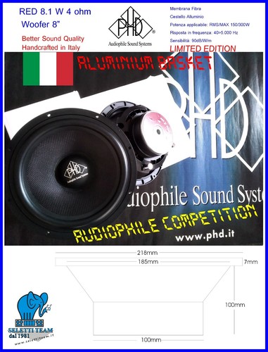 Phd audiophile red w - phd,