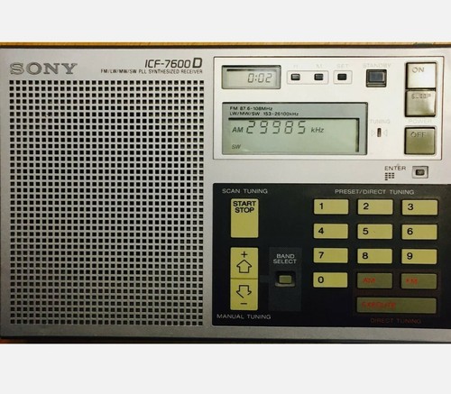 Vintage sony icf - vintage, icf-7600d