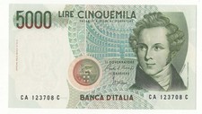 5000 LIRE BELLINI DECR 4