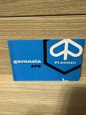 Piaggio Ape Libretto Di
