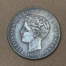 1 Peso 1897 Puerto Rico