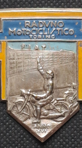 Placca pubblicitaria raduno - placca,