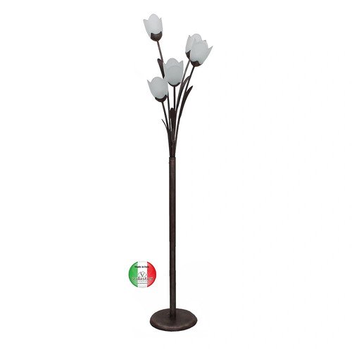 Piantana terra ferro - da, in