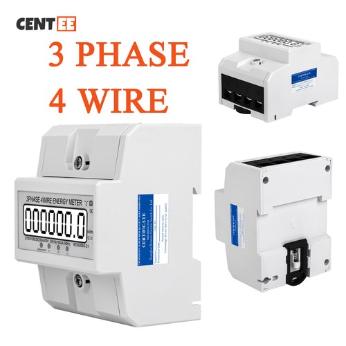 Contatore lcd fasi 4 fili - ca, 3
