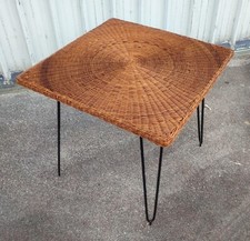 Tavolino In Vimini Vintage