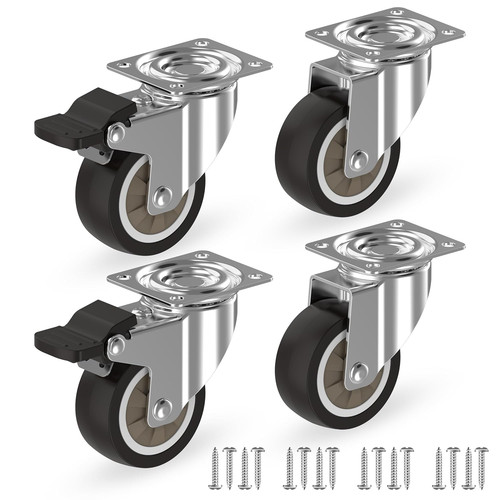 Set ruote pivottanti per - ruote,