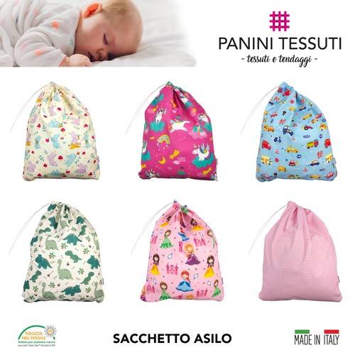 Sacchetto asilo nido 100 - sacchetto,