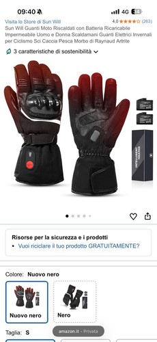 Guanti moto riscaldati - guanti,
