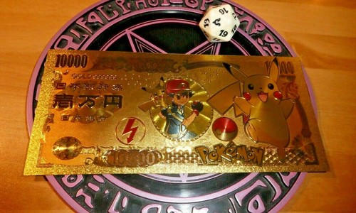 Pokemon gold billet - pokemon, card
