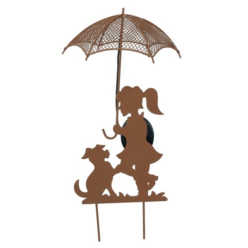 Ragazza cane rustico - ragazza,