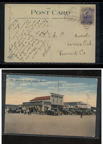 Messico tijuana 1918 cartolina - tijuana,