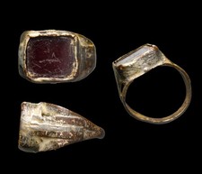 Roman Silver Signet Ring with