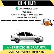 Kit 4 Filtri Tagliando per VW