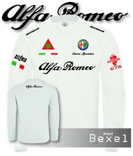 Felpa Girocollo Stampata Alfa