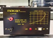 PT-115 Microset - Alimentatore stabilizzato lineare a tensione fissa. ** usato**