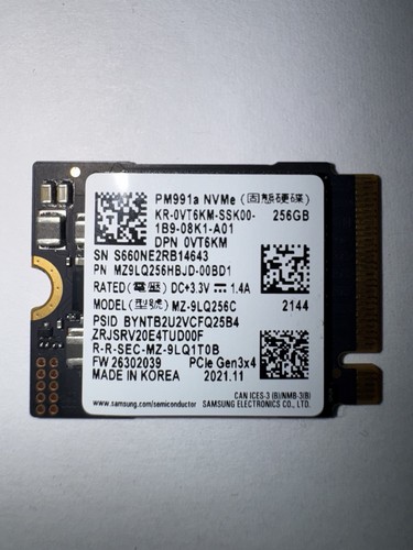 Dell samsung pm991a nvme 2 - dell,