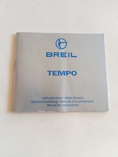 BREIL Tempo Libretto Istruzioni Orologio Vintage 