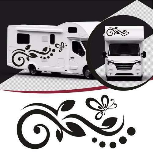 Camping car autocollant - car,