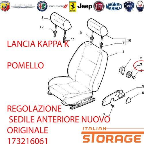 Lancia kappa pomello - kappa, k