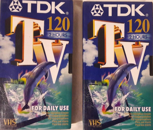 Tdk 120 vhs - 120, videocassette
