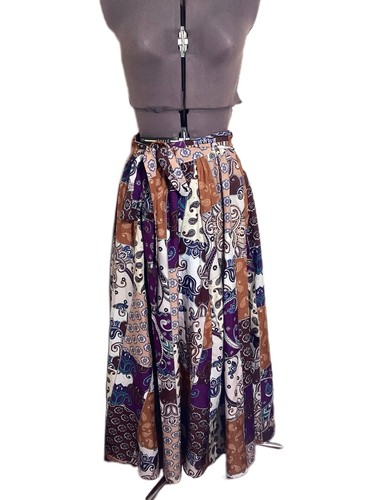 Maxi gonna stile patchwork