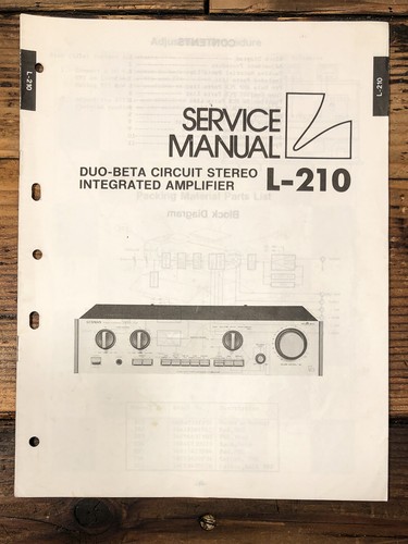 Luxman 210 amplificatore - luxman, l-210