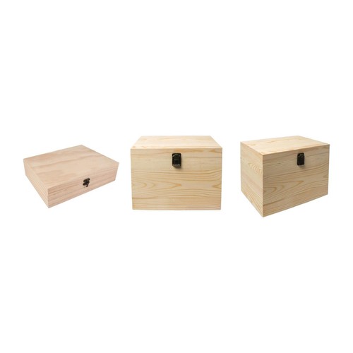 Scatola legno grezzo - scatola,
