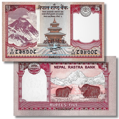 Rupees nepalese banknote - 5,