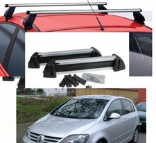 BARRE PORTATUTTO ALLUMINIO VOLKSWAGEN GOLF PLUS NO RAILS 2006+PORTASCI 4 PAIA