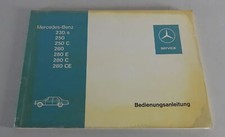 Manuale D'uso Mercedes /8 W114