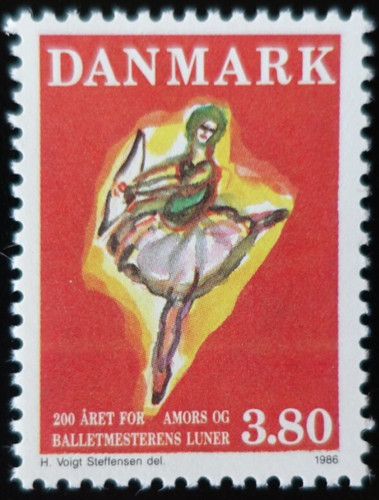 Timbre danemark ballet de - du,