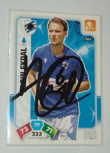Autografo albin ekdal svezia - autografo,