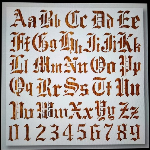 Grande alfabeto scrittura - grande,