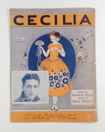 1925 cecilia spartiti irving - "cecilia",
