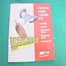 Manuale originale TIM card novembre 1997 della allora carta prepagata ricarica