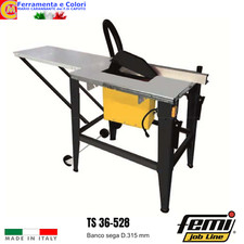 Banco Sega Circolare 80x55cm FEMI TS36-528 2000W Lama 315mm Tavolo Piano Lavoro