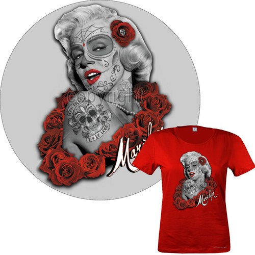 Camicia tatuaggio donna gotica