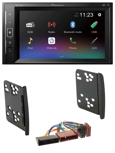 Pioneer dab mp3 2din bluetooth - mp3,