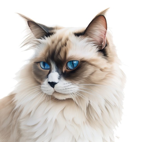 Adesivi ragdoll gatto - adesivi,
