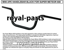 MANUBRIO "MINI APE, NERO"