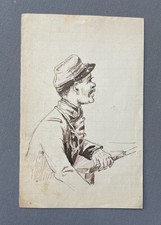 Ritratto di soldato, disegno