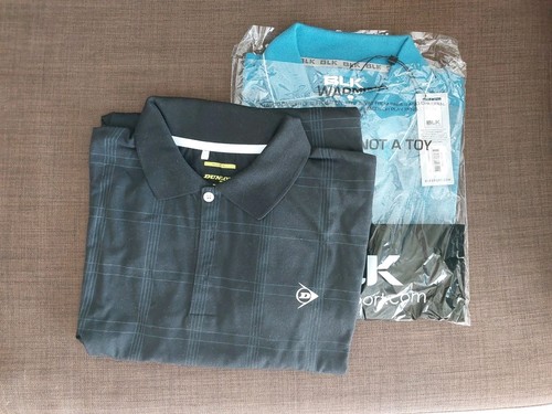 Lotto polo blk e - tg, dunlop