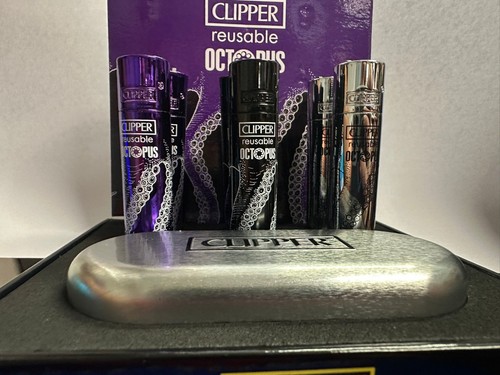 Clipper metal large octopus - metal,