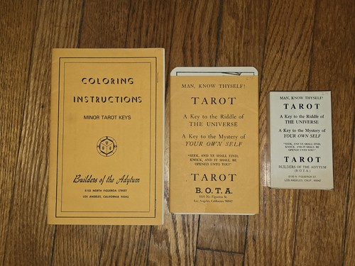 Lotto tarocchi originali - x3,