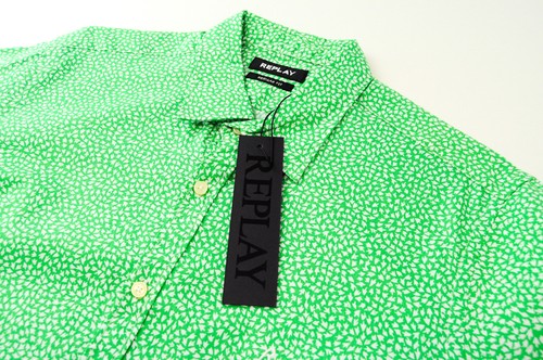 Replay uomo verde cotone - uomo,